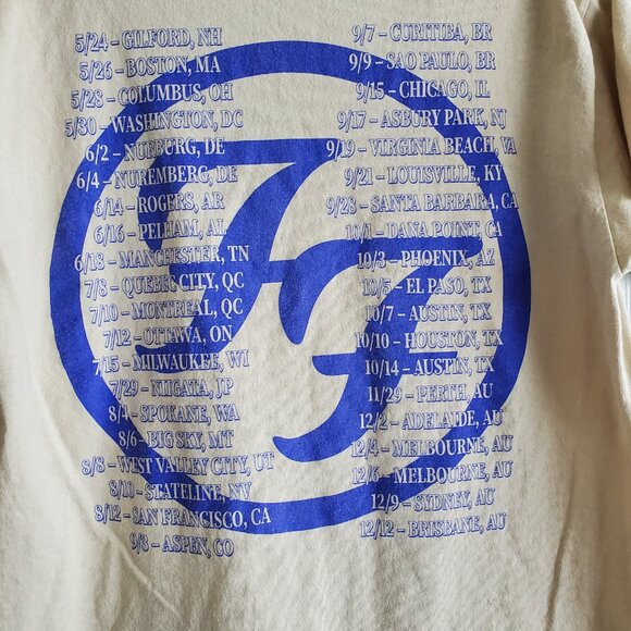 Rare Foo Fighters 2023 Concert Tour Medium Unisex T Shirt Blue Lion - Picture 4 of 9